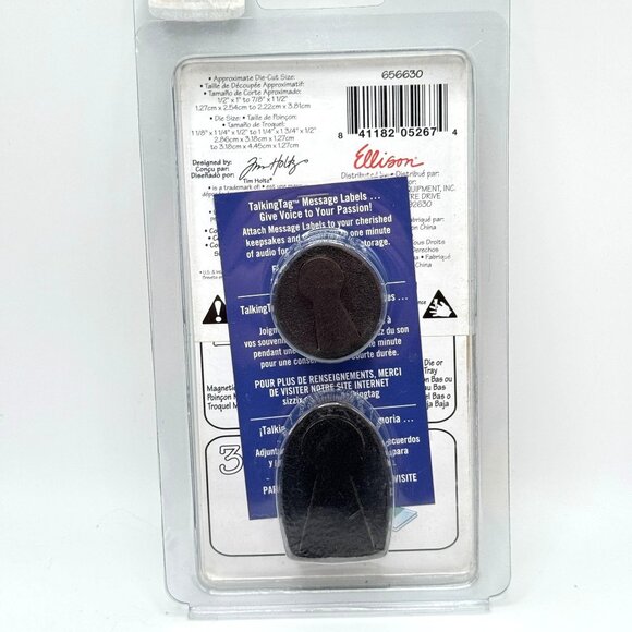 Sizzix Movers & Shapers Magnetic DieTim Holtz 2/Pkg Keyholes Retired - Picture 2 of 4